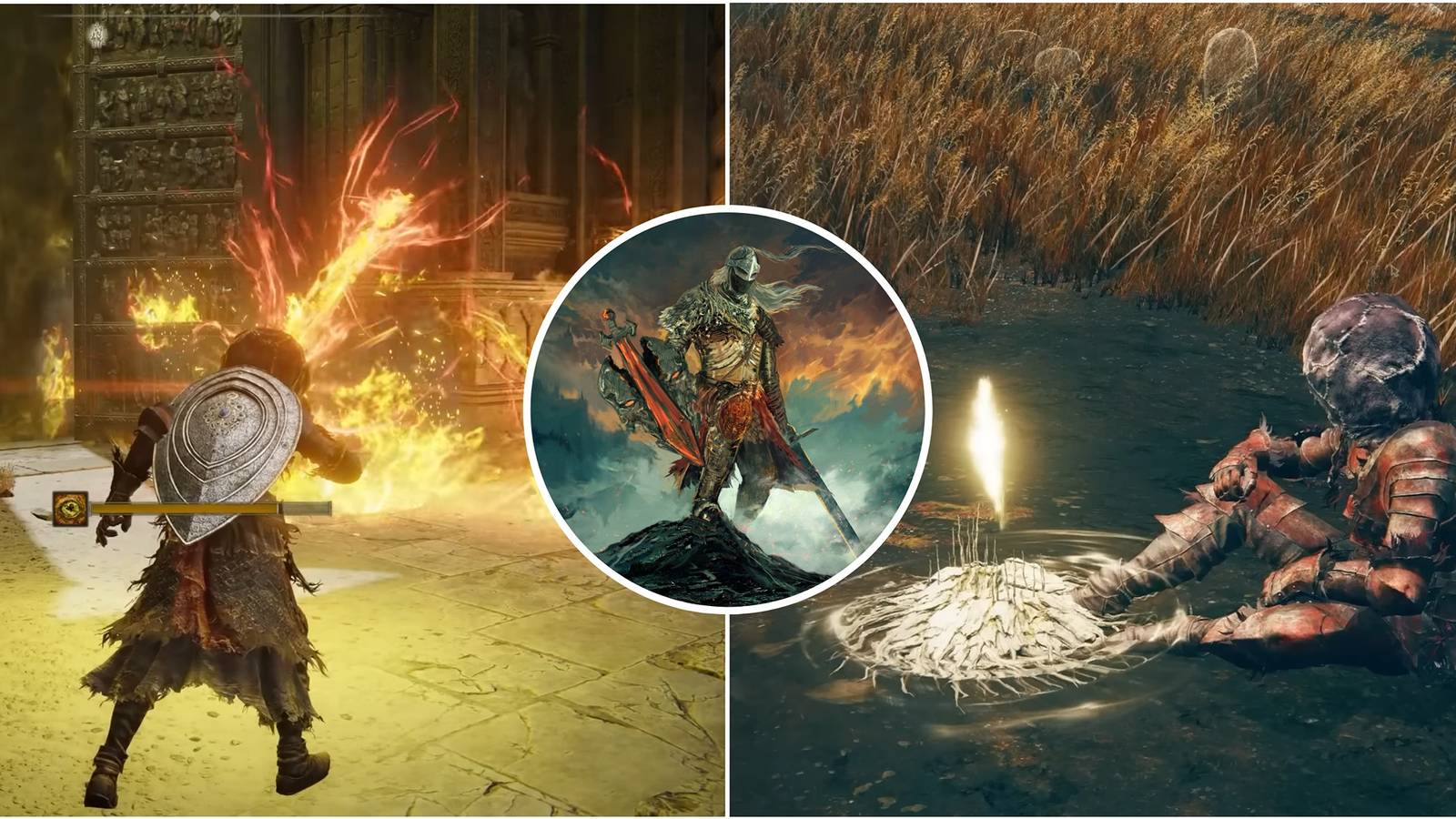 Featured image for Elden Ring showcasing the Black Dumpling helm.