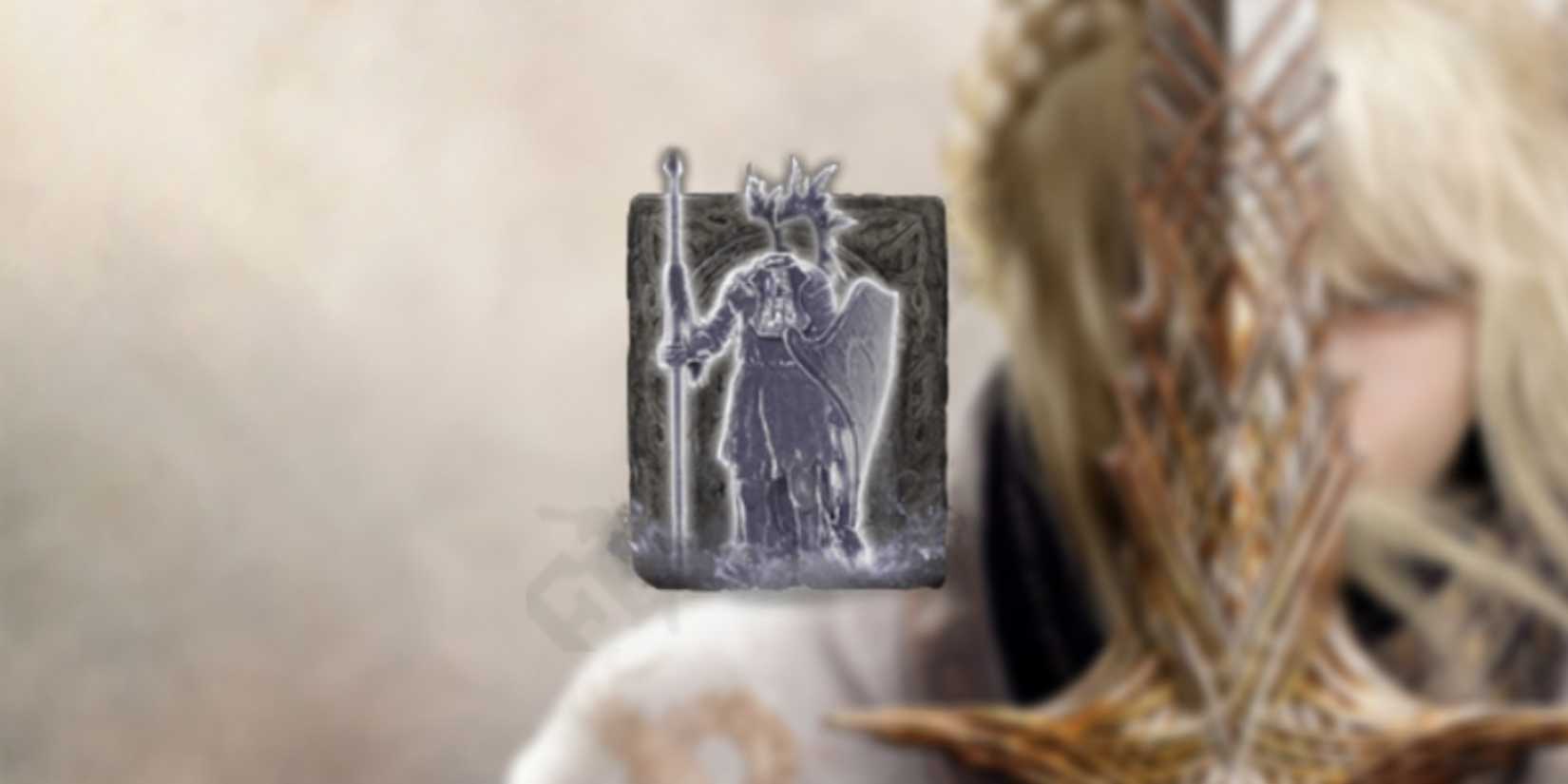 Elden Ring Lhutel Ashes in the foreground a Leda background