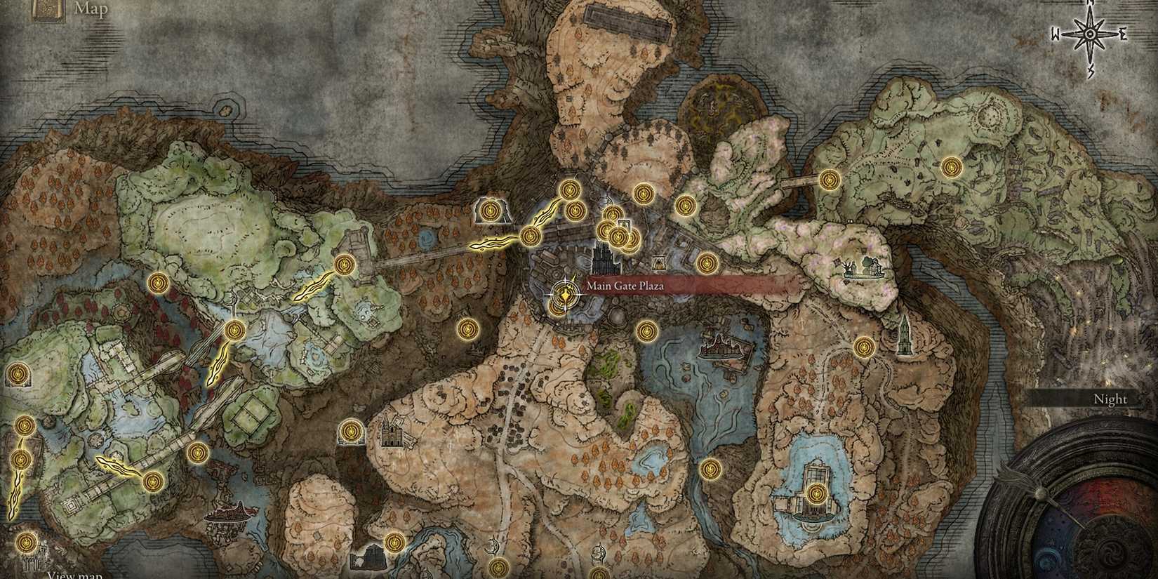 elden ring main gate plaza site of grace