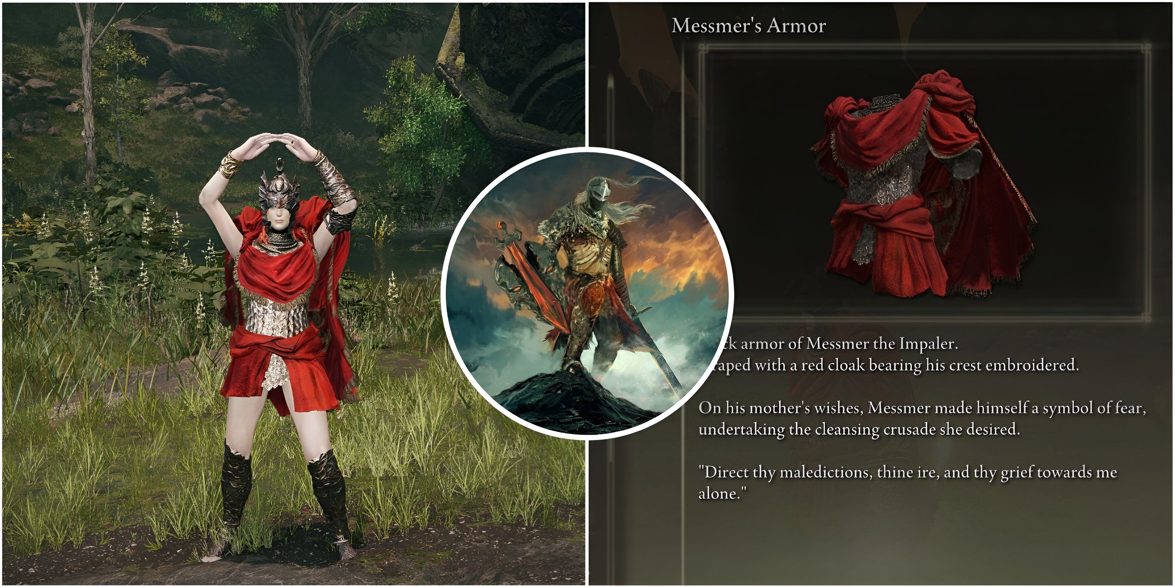 elden ring messmer's set emote and armor description