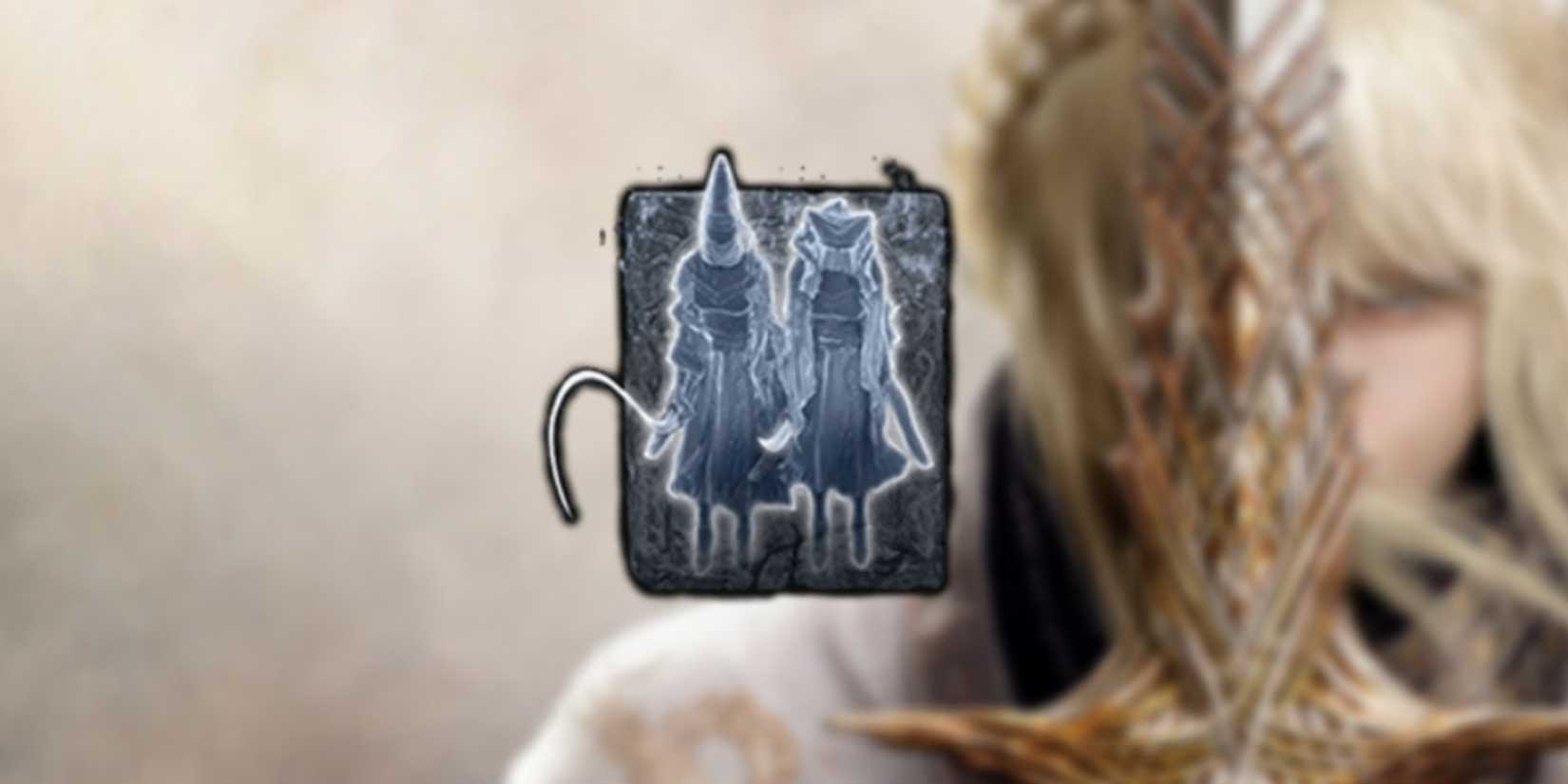 Elden Ring Nightmaiden And Swordstress Puppet Ashes in the foreground with a Leda background