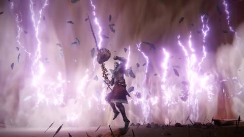 The Bolt of Gransax in the Elden Ring launch trailer