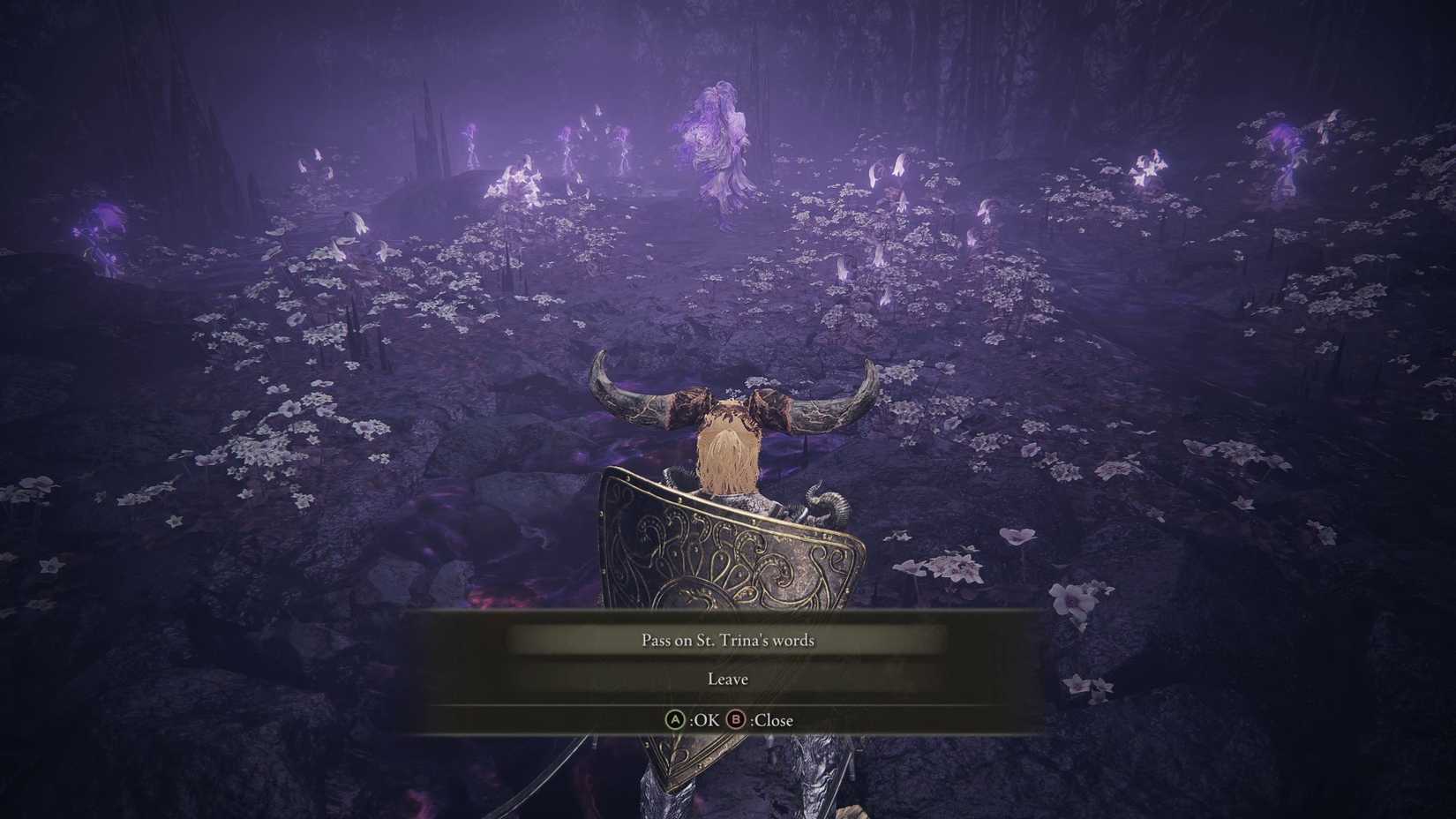 Elden Ring - Pass St. Trina's words to Thiollier