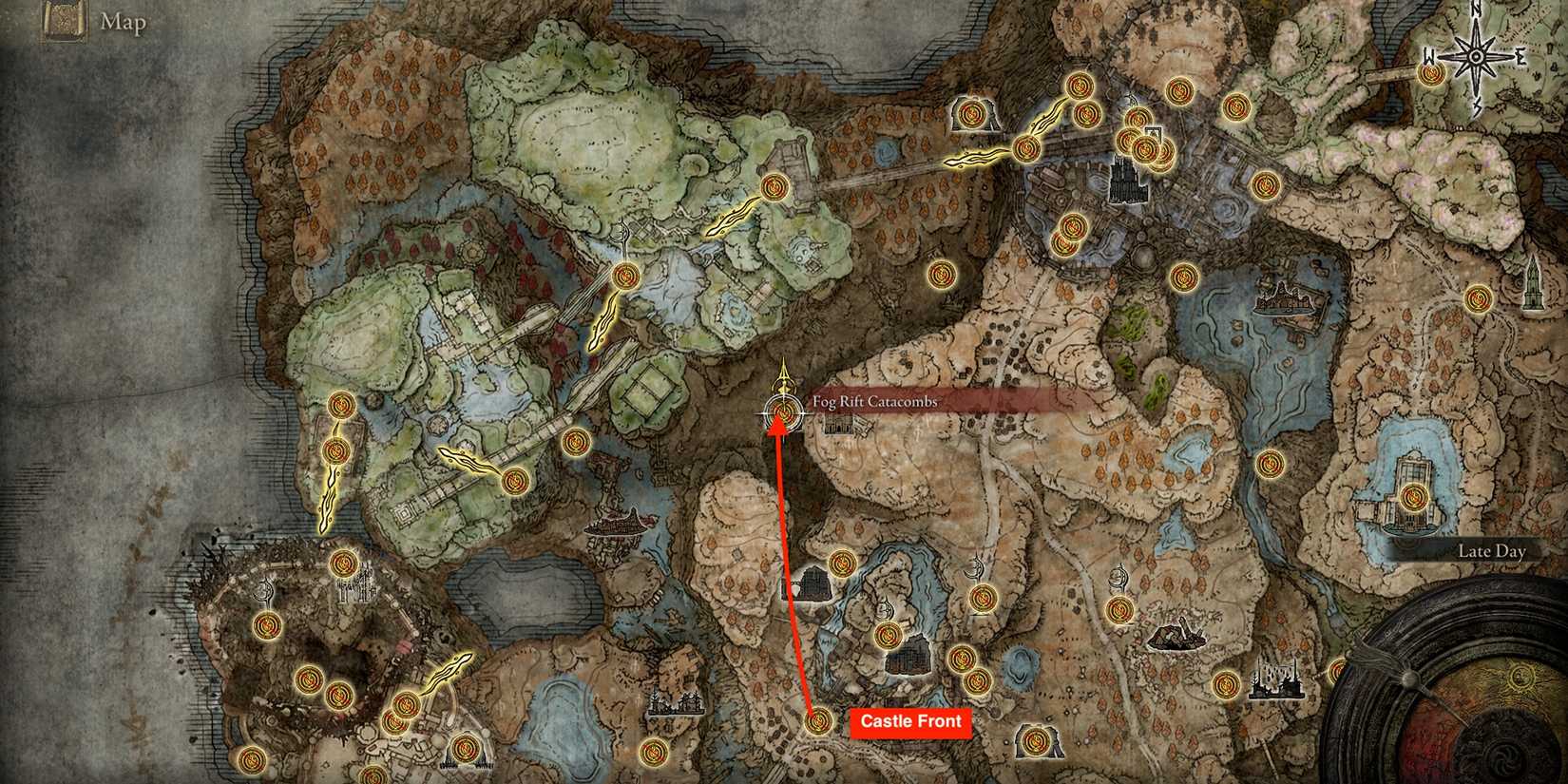 Elden Ring - Shadow Of The Erdtree - Fog Rift Catacomb Path