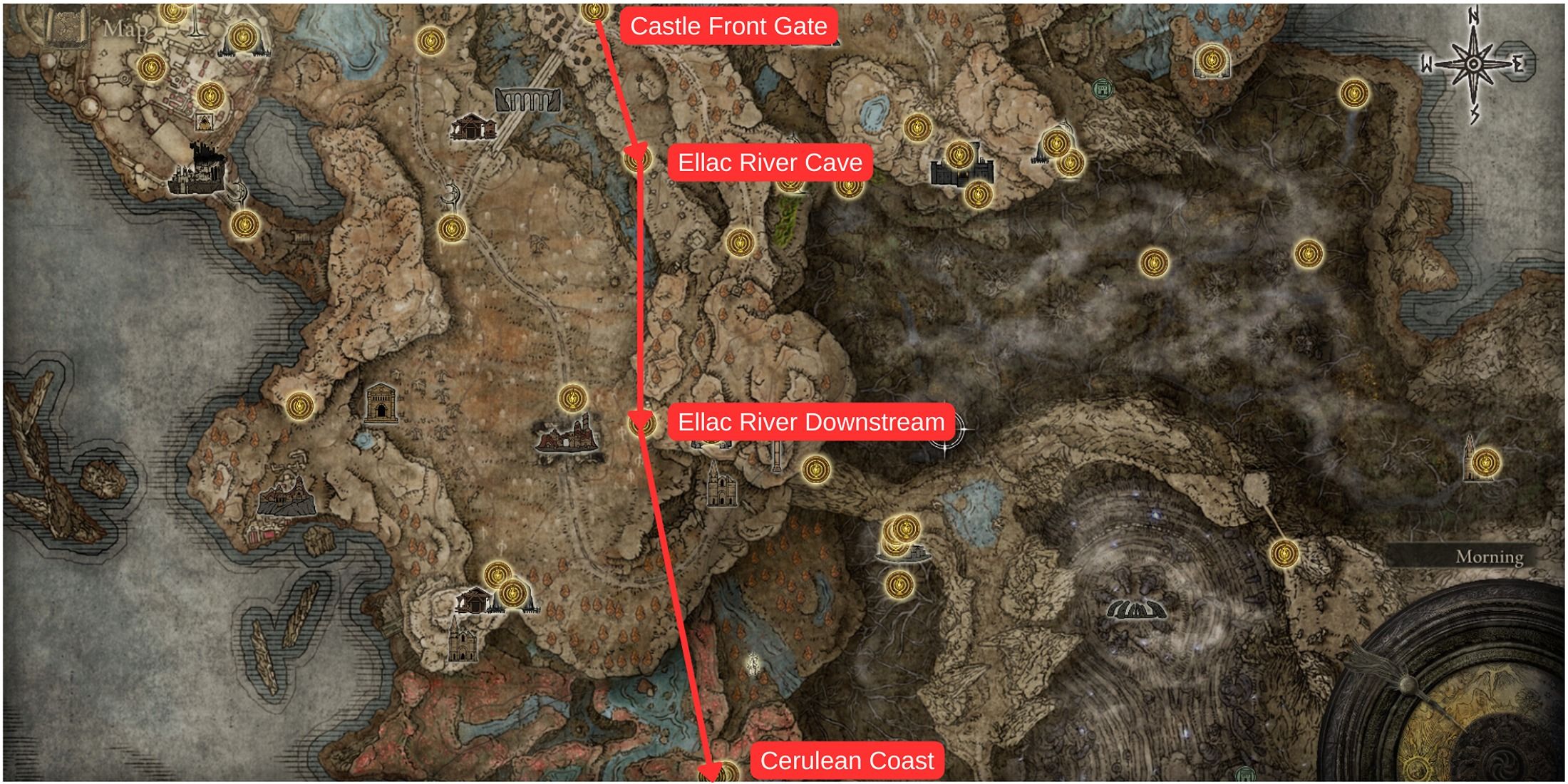 Elden Ring - Shadow Of The Erdtree - How To Reach Cerulean Coast - 1