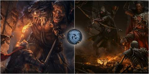 A Split Image of the Best Enchantments in Dungeonborne