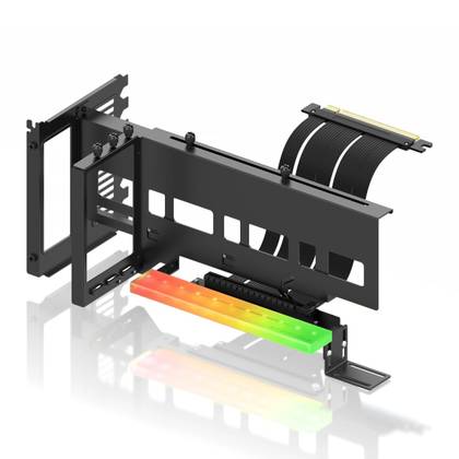 EZDIY-FAB PCIe 4.0 Vertical GPU Mount with ARGB Module