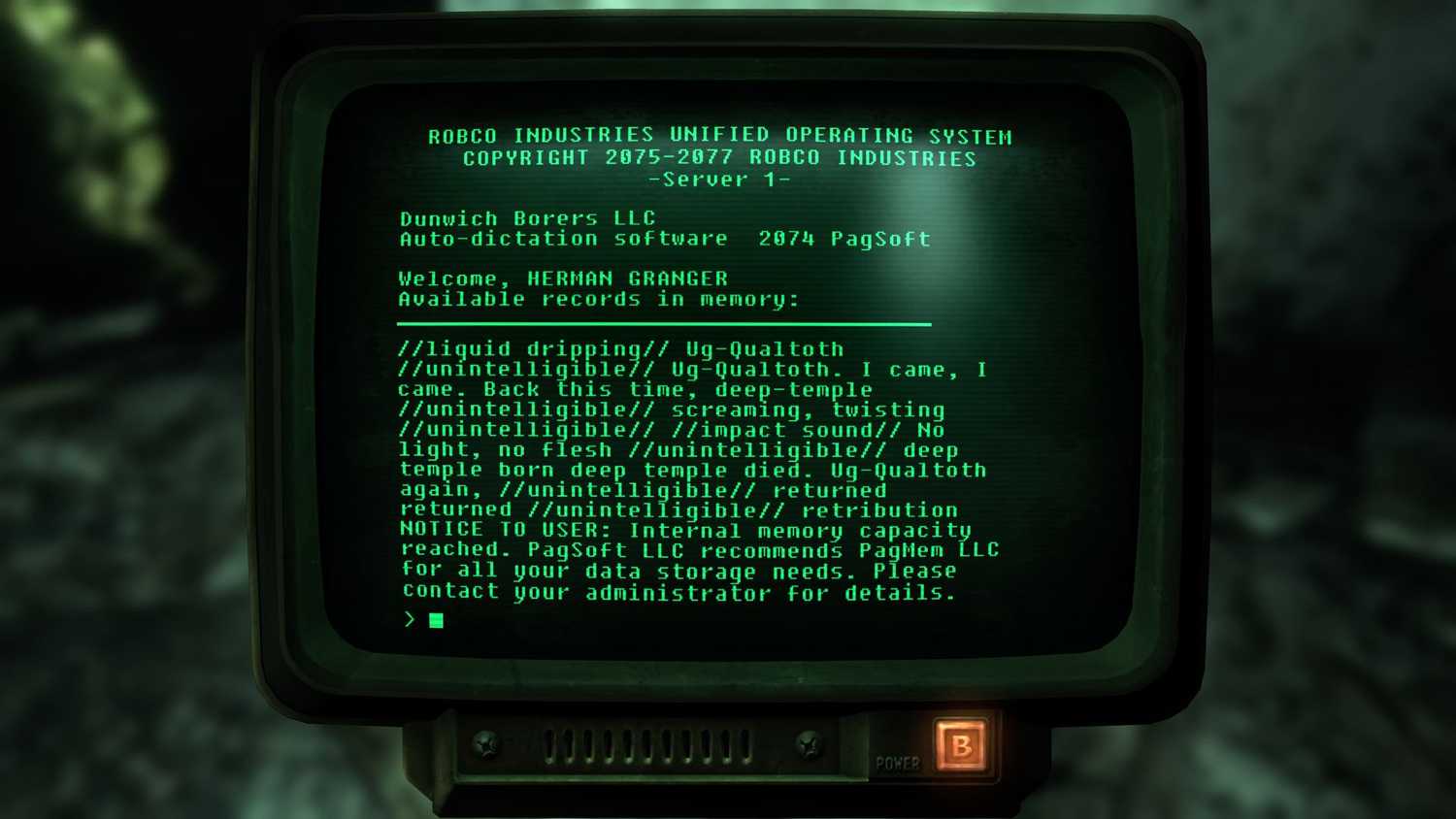 Fallout Terminal Person Fallout Fan Shares Custom Real-Life Terminal