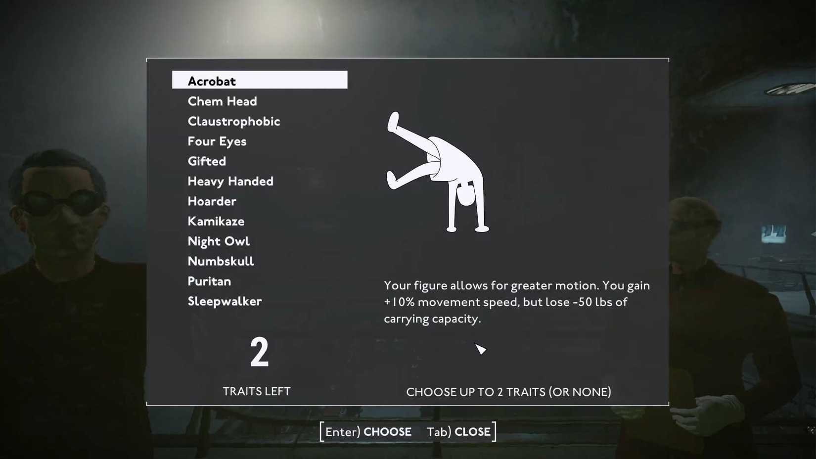 Fallout London_Traits_Acrobat