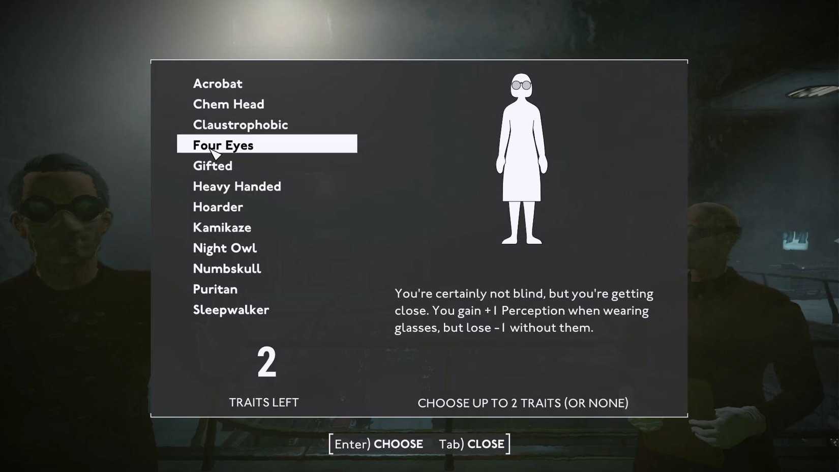 Fallout London_Traits_Four Eyes