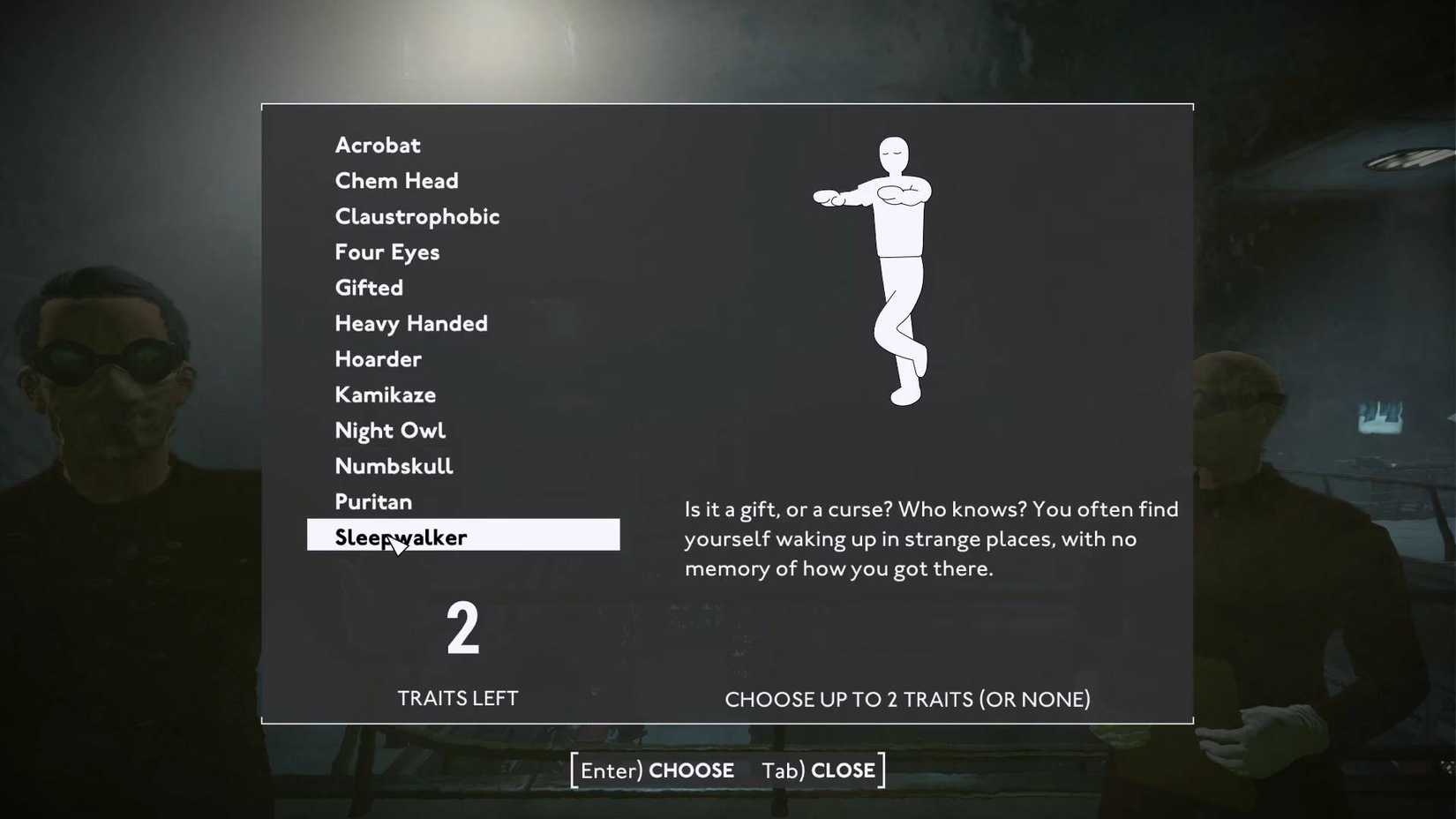 Fallout London_Traits_Sleepwalker