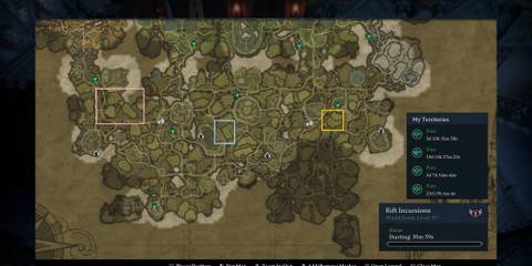 image of the Farbane Woods area in V Rising