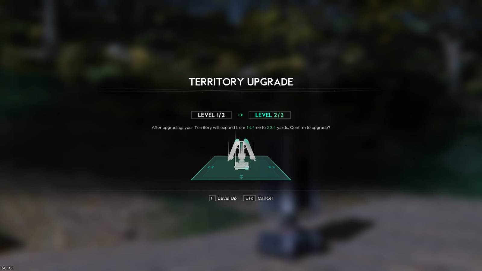 The Player Upgrading Their Territory 