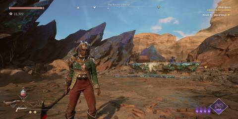 The Player Wearing The Sunderer's Set