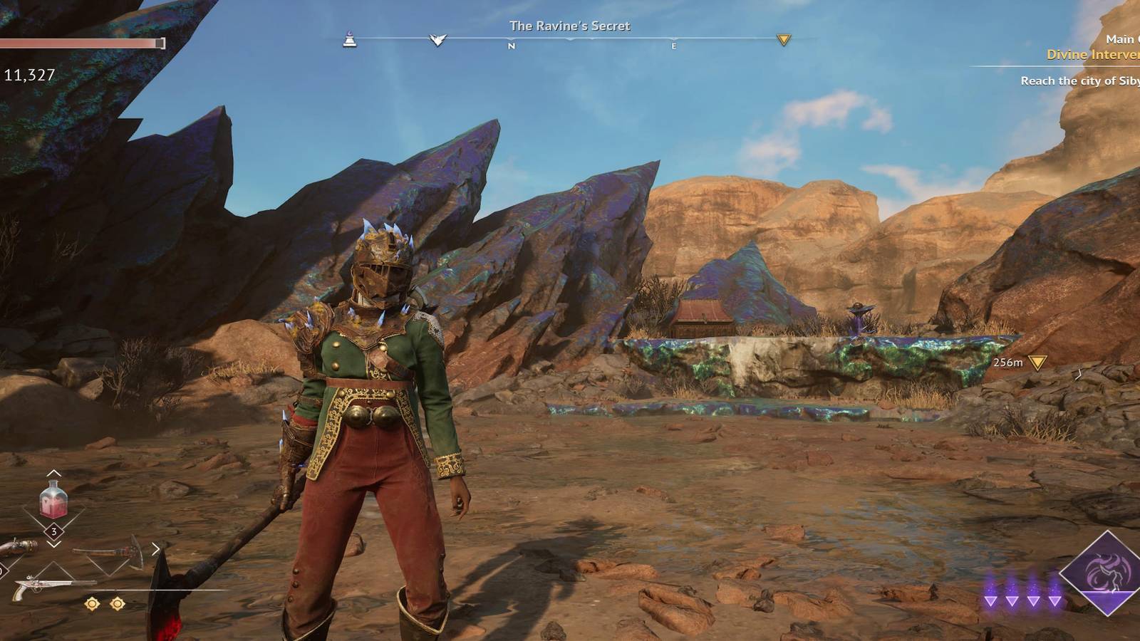 The Player Wearing The Sunderer's Set