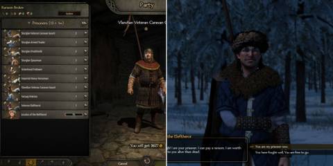 The Player Selling Prisoners & Taking A Lord Prisoner 