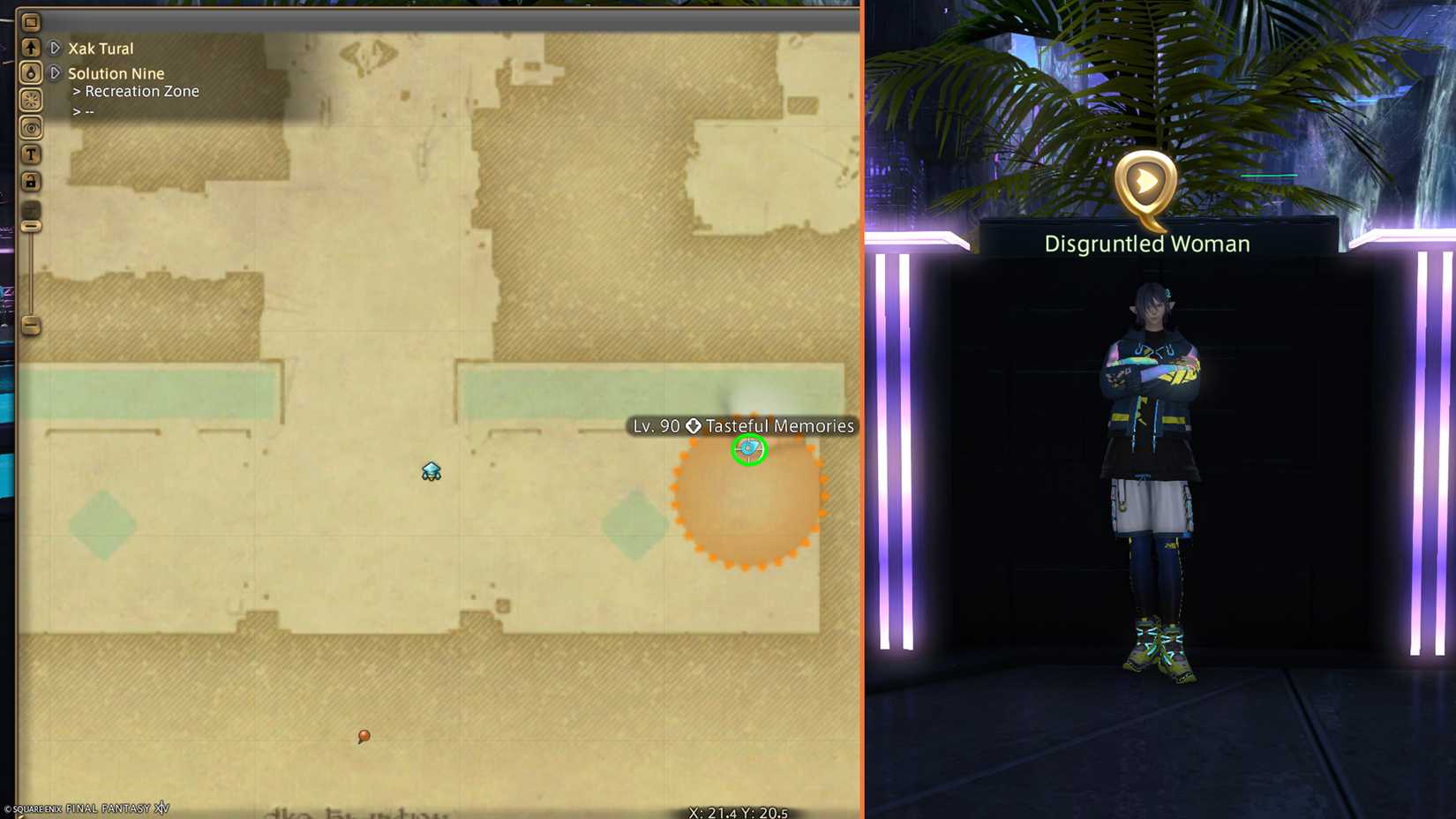 ff14 disgruntled woman tasteful memories