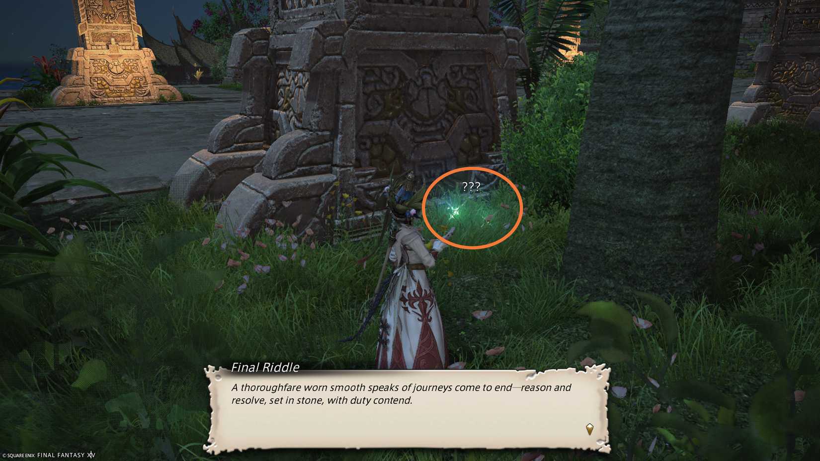 ff14 once a riddler now a ruler third objective