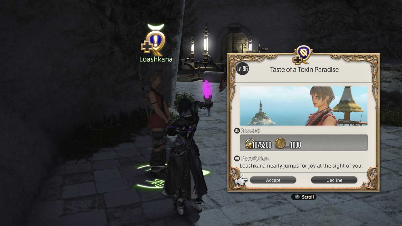 ff14 taste of a toxin paradise