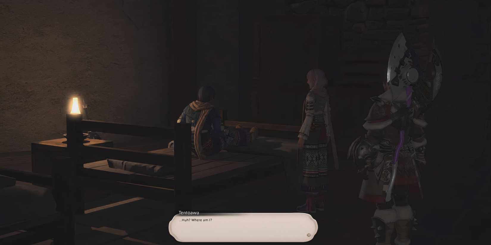 Image of a cutscene in Beacon in the Darkness in Final Fantasy 14