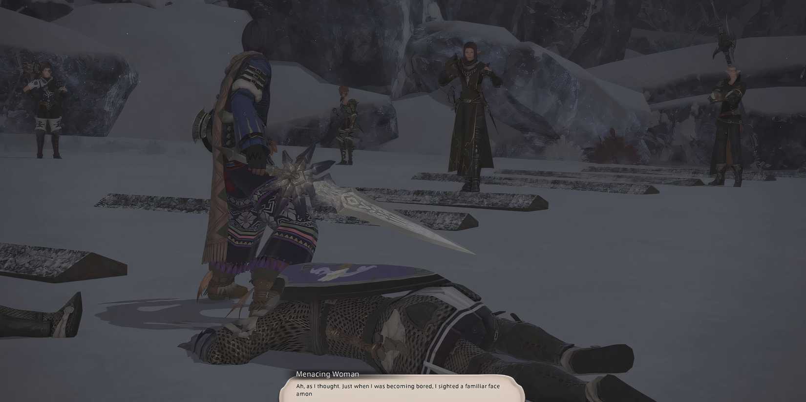 Image of cutscene in Between Sleep and Death in Final Fantasy 14