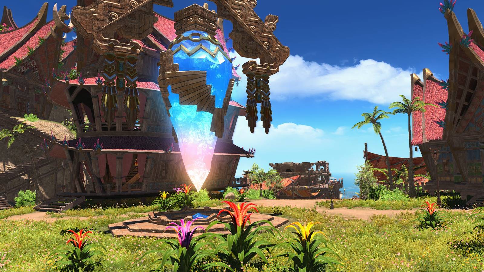 final fantasy 14 dawntrail low poly grapes