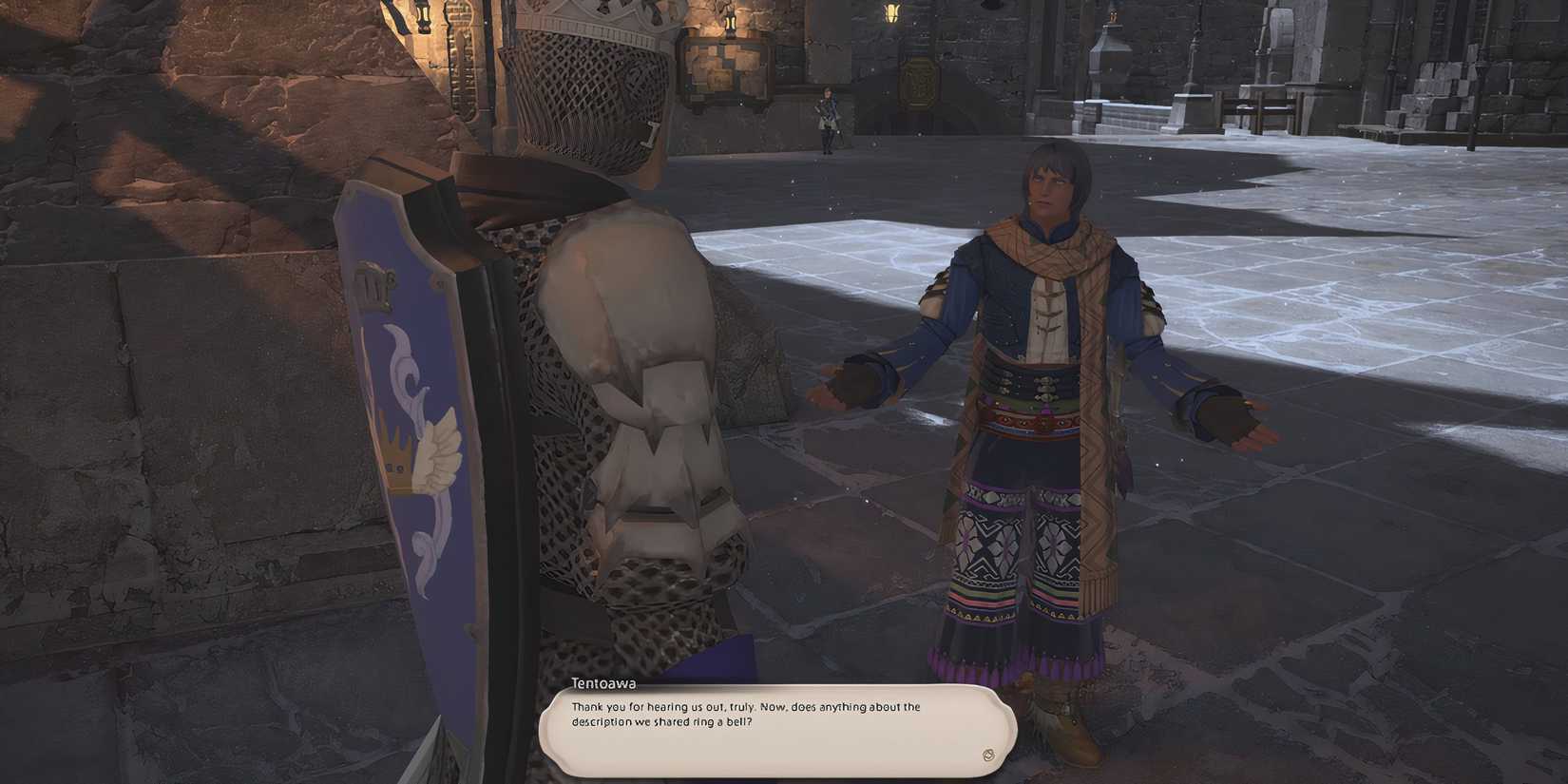 Image of a cutscene in The Narwhal Beckons in Final Fantasy 14