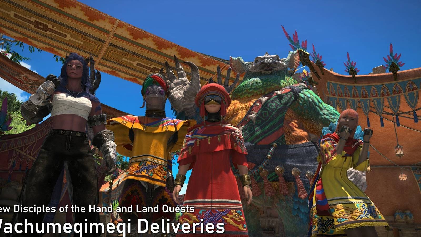 final fantasy 14 wachumeqimeqi deliveries delivery crafter role quest dawntrail live letter