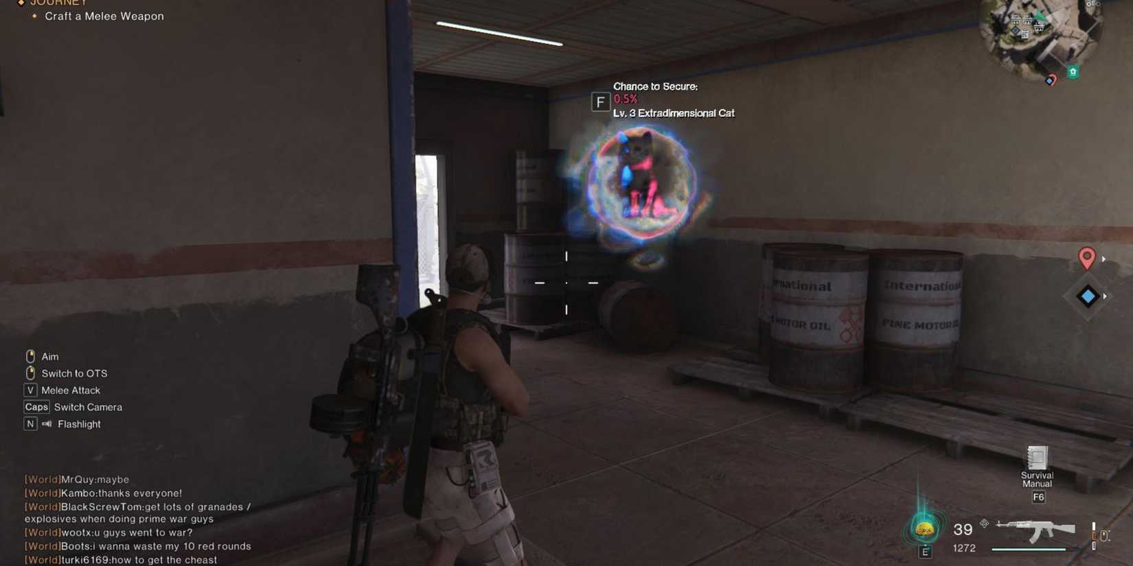 Finding the Extradimensional Cat