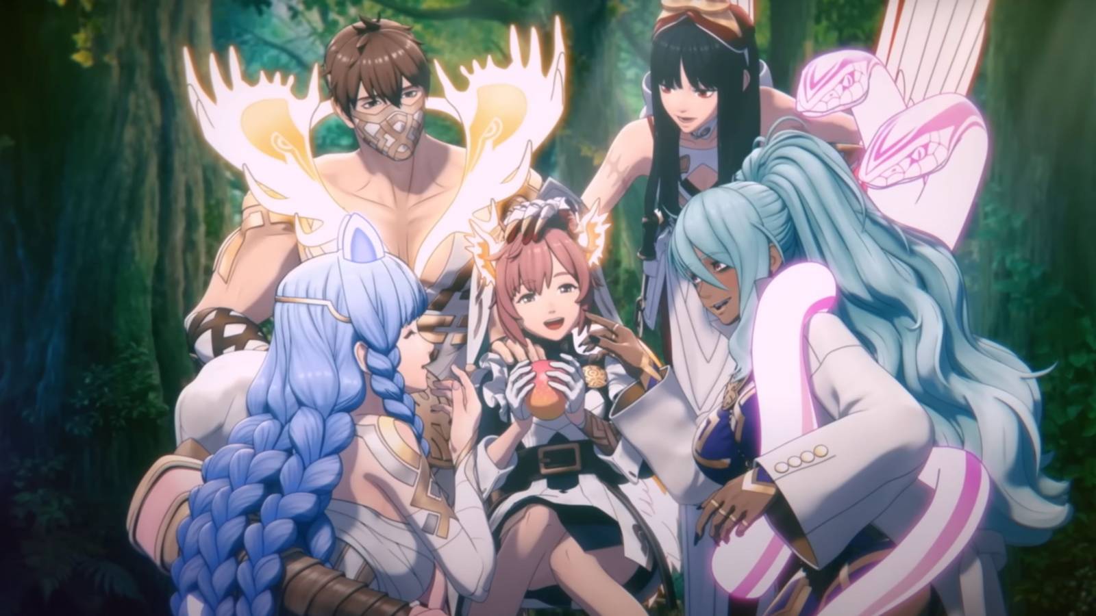 some characters from fire emblem heroes.