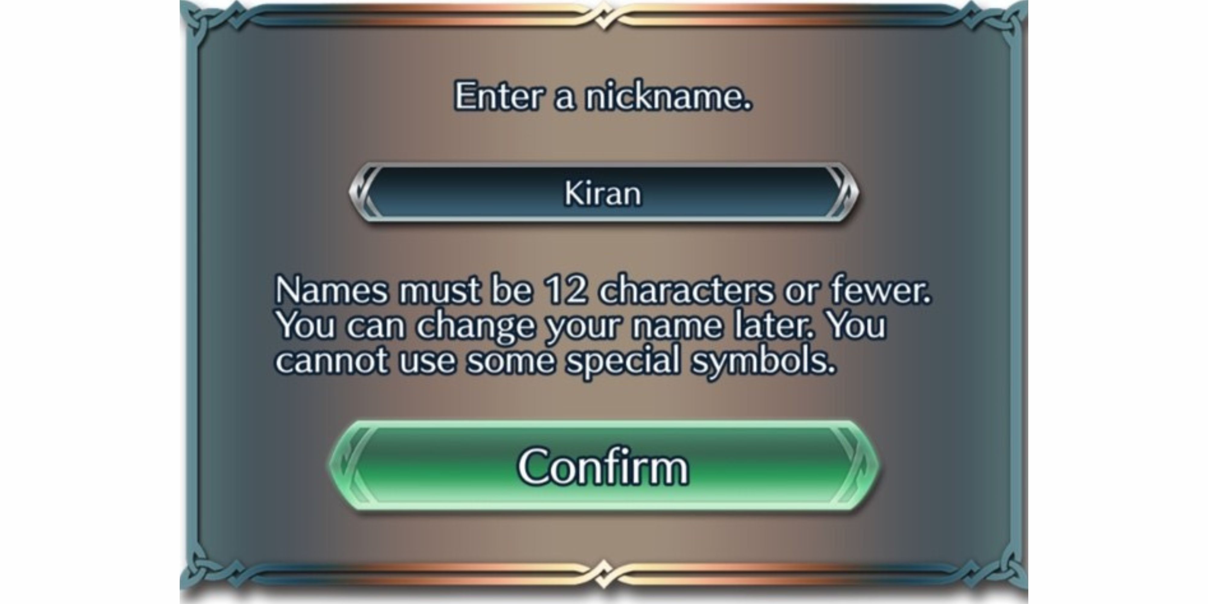 Как изменить никнейм в Fire Emblem Heroes