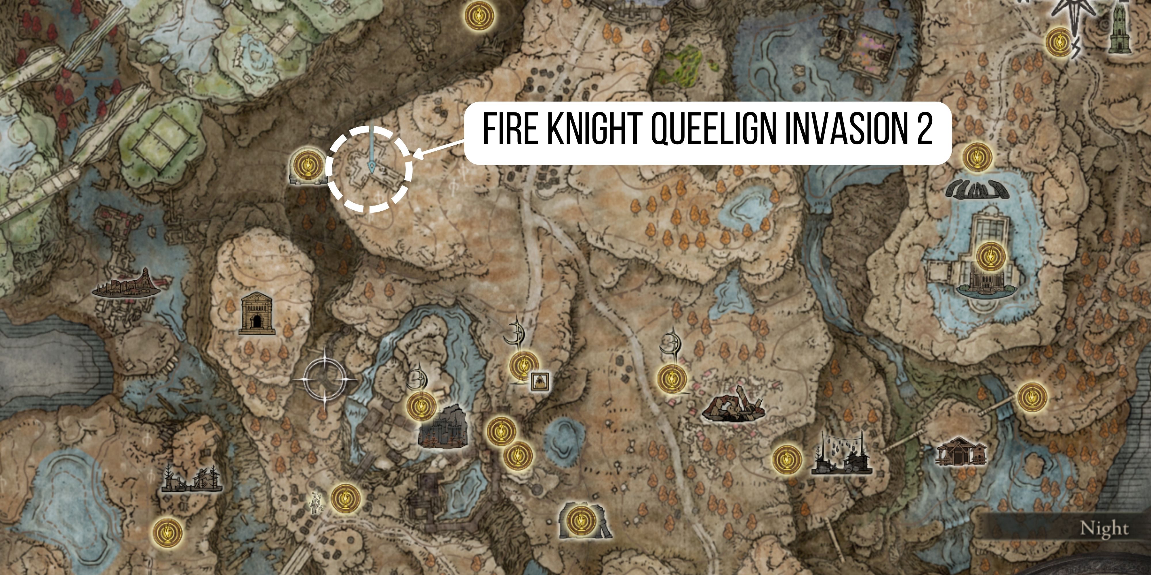 Fire Knight Queelign Invasion 2 location in elden ring shadow of the erdtree