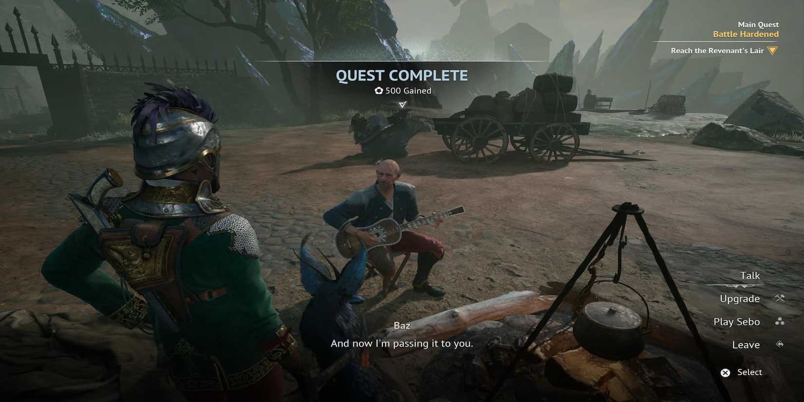 The Player Completing Lost In Battle 