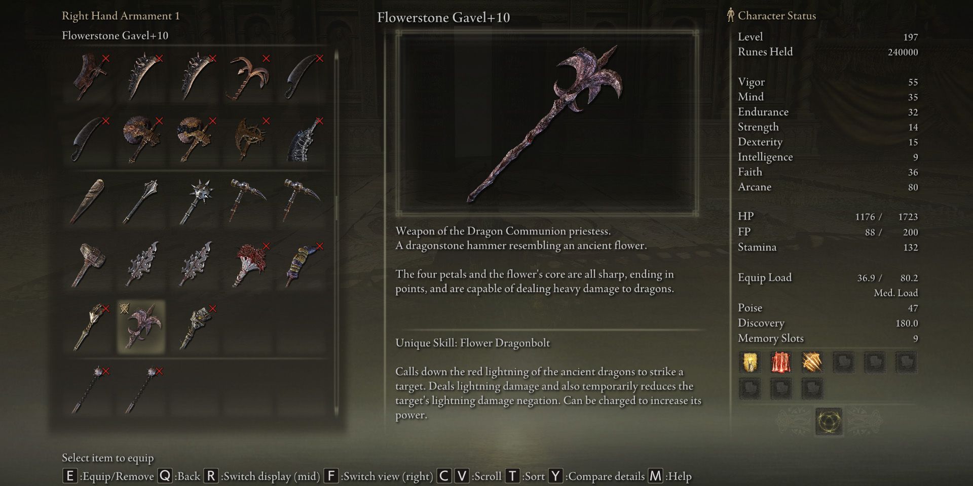 Flowerstone Gavel Build Guide In Shadow of the Erdtree