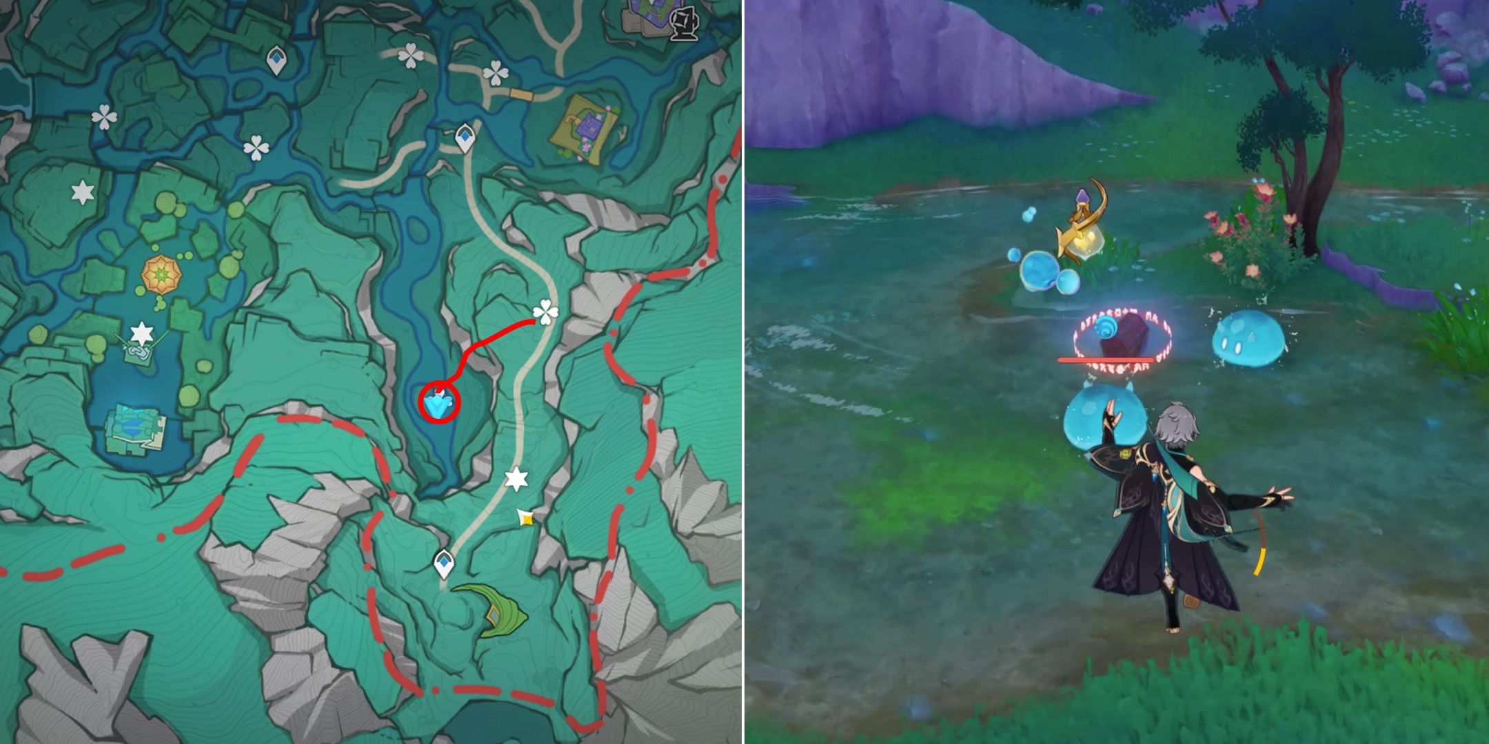 Genshin Impact: Forest Of Blessings Chest Locations (Simulanka First Area)