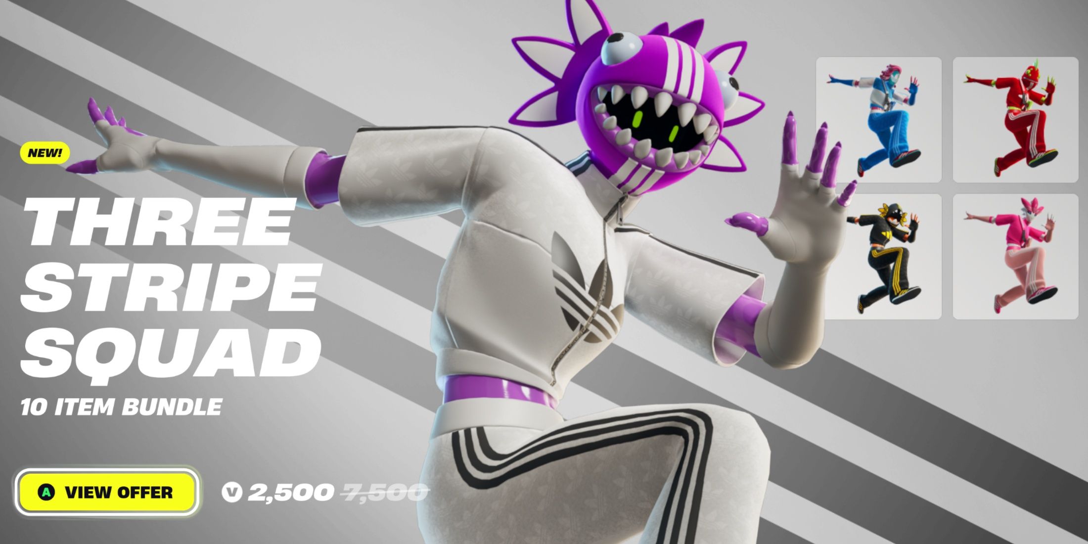 Как получить косметику Adidas в Fortnite