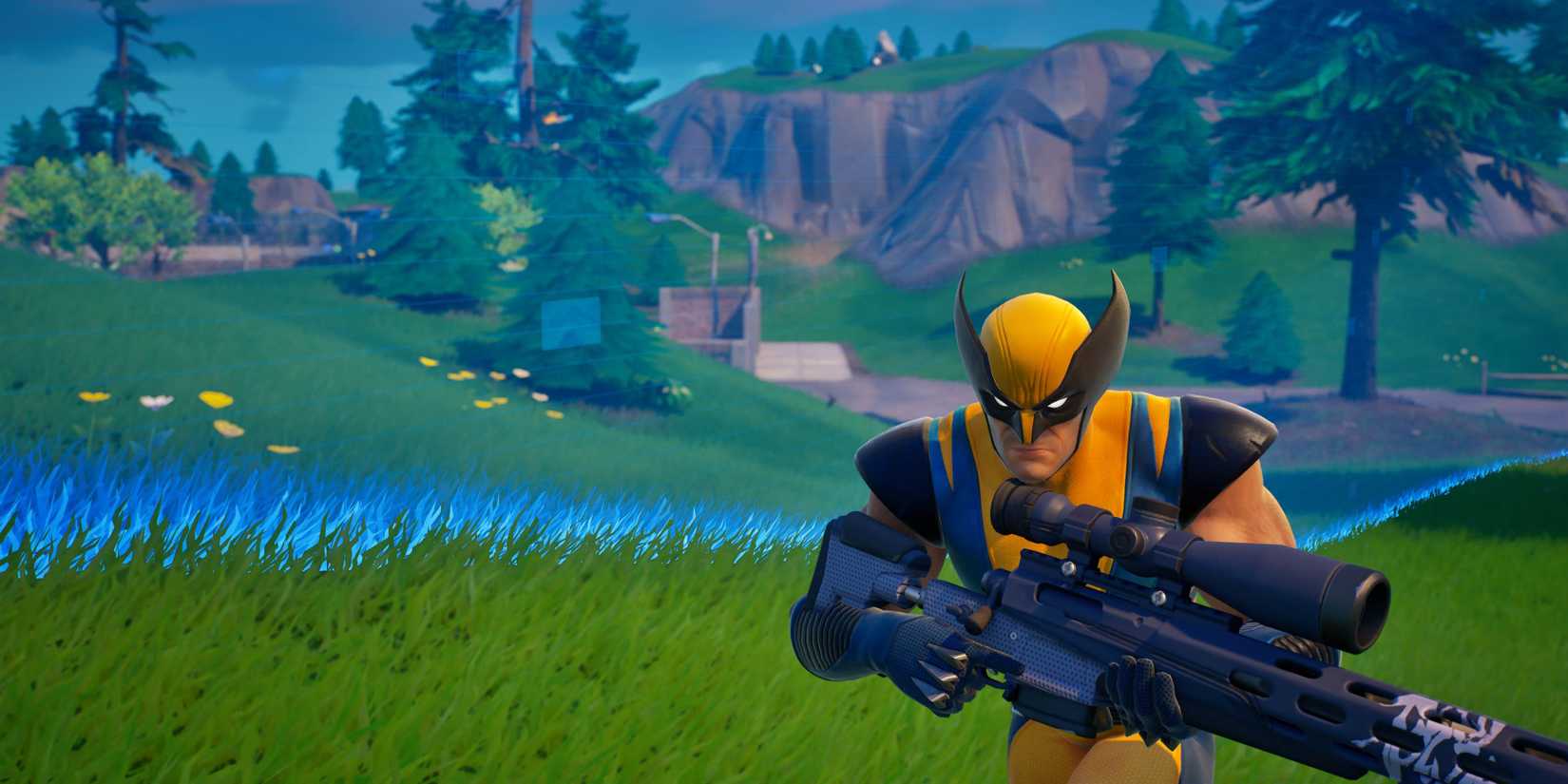 wolverine with a sniper rifle