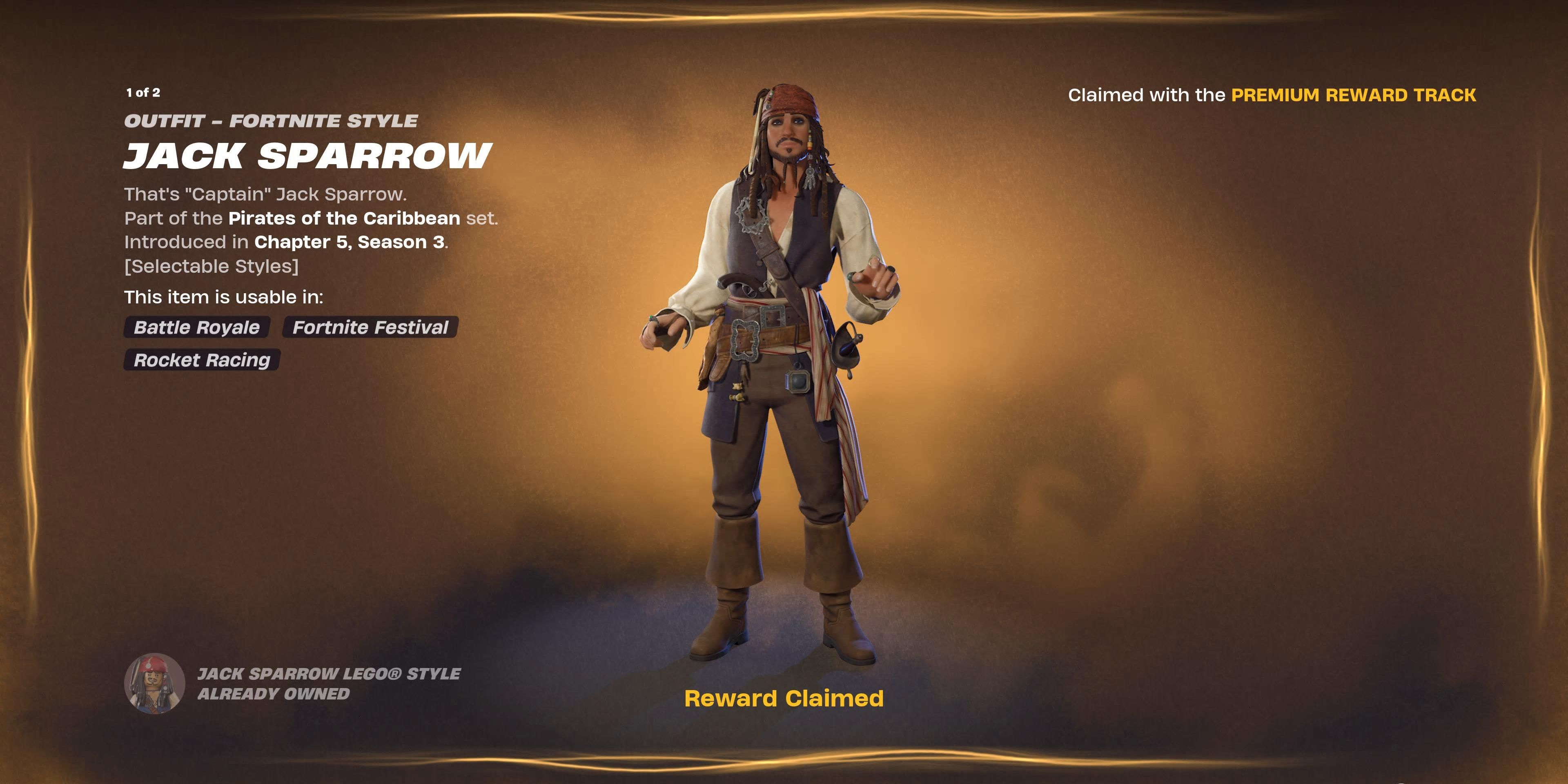 How To Get Jack Sparrow In Fortnite