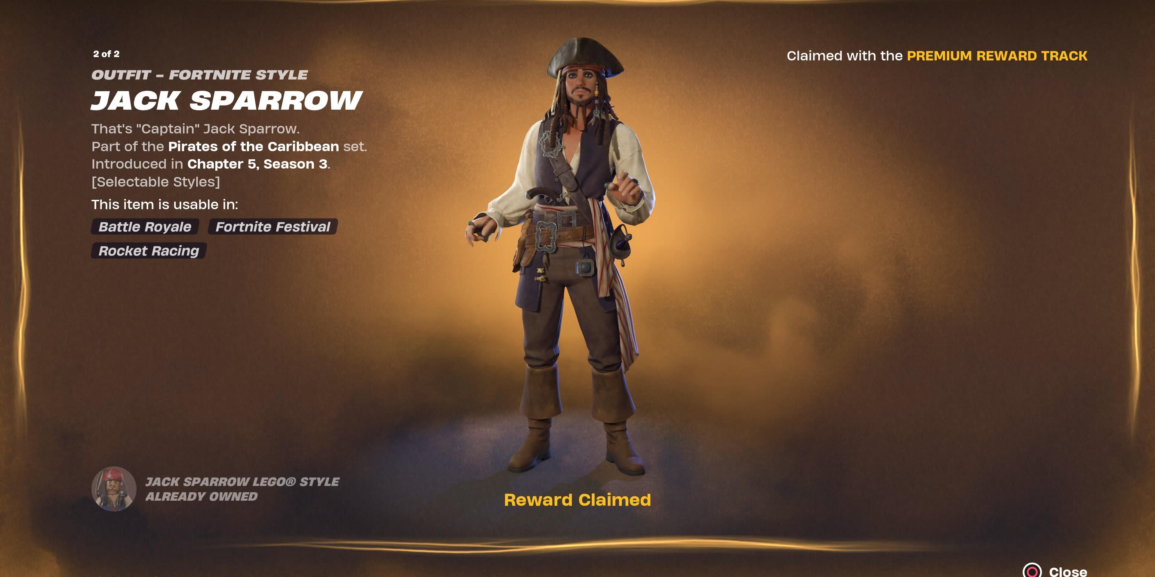 How To Get Jack Sparrow In Fortnite