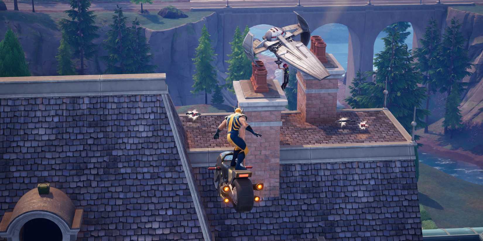 wolverine following a team to a POI