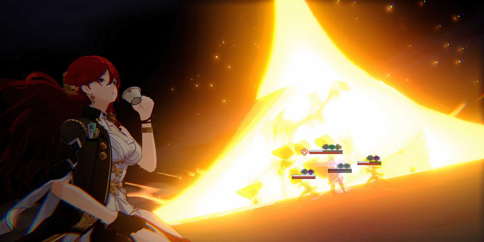 Himeko using her ultimate attack