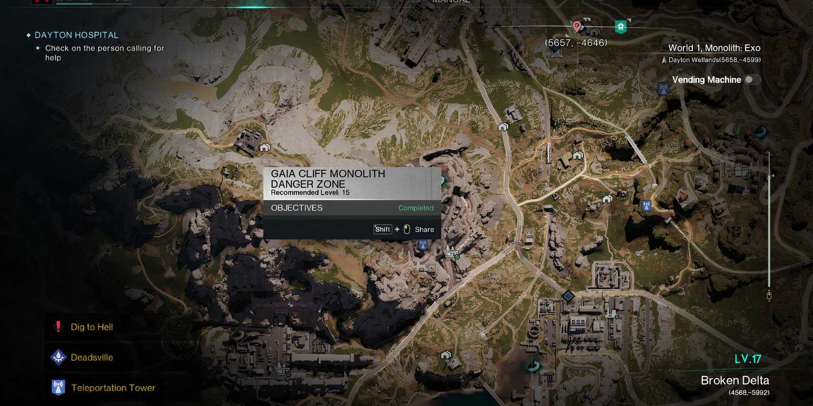 Gaia Cliff in Once Human