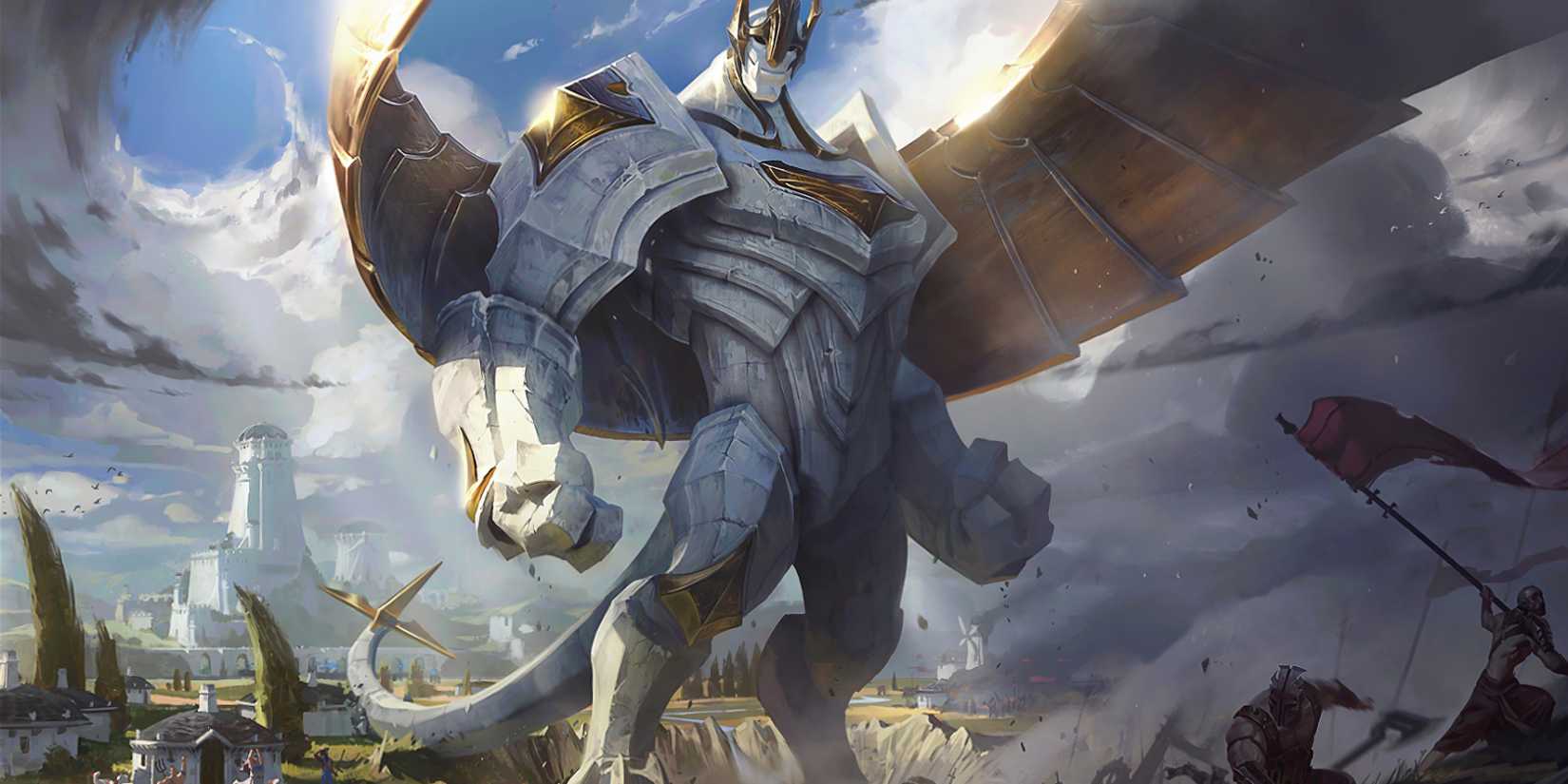 Galio splash art in League of Legends
