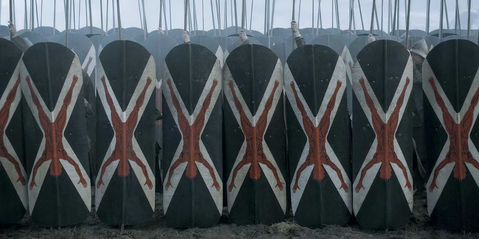 Game of Thrones House Bolton Shields at the Battle of the Bastards