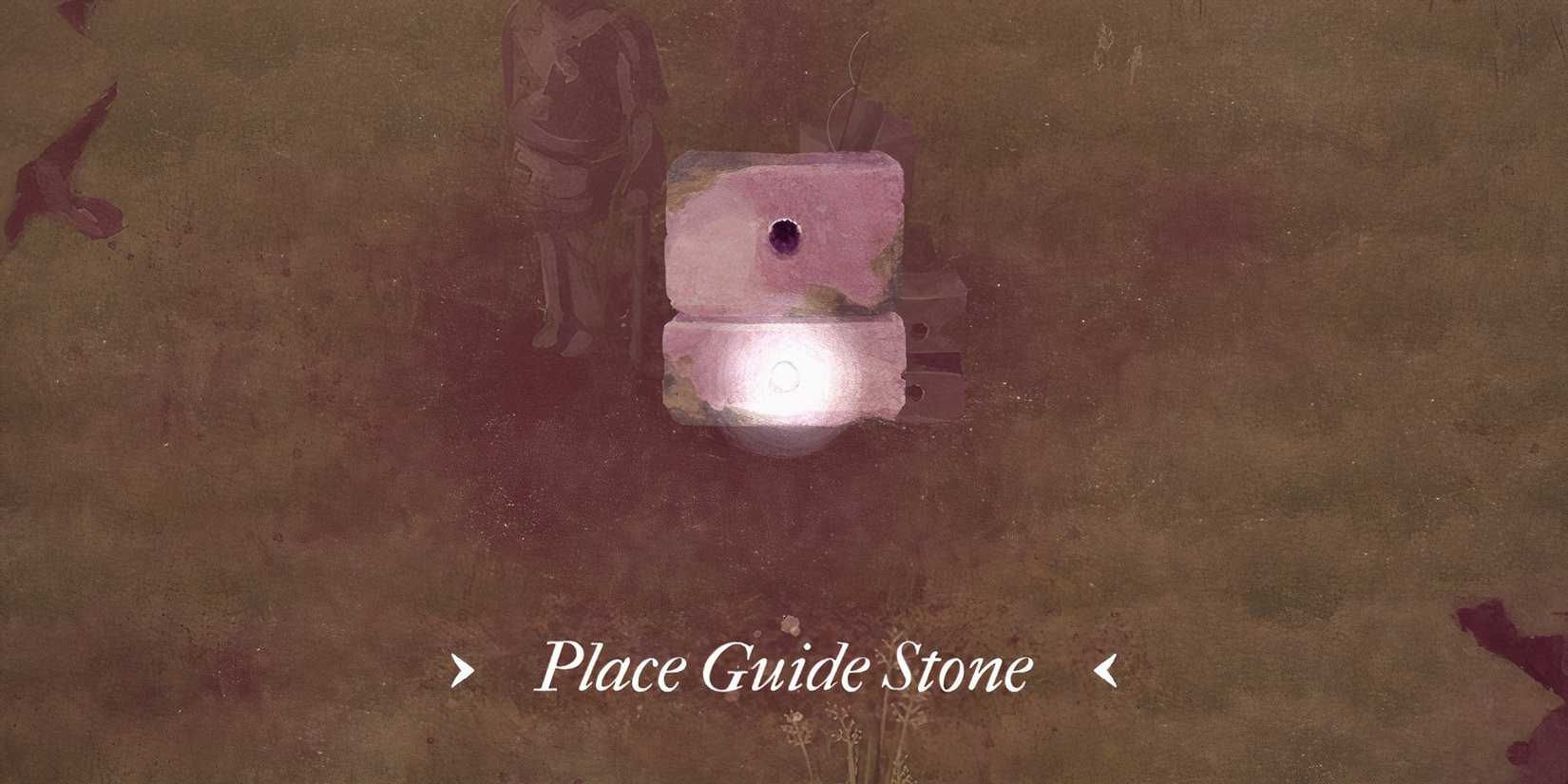 Garden-Past-Whats-In-The-Rocks-By-The-Statue-Guide-Stone