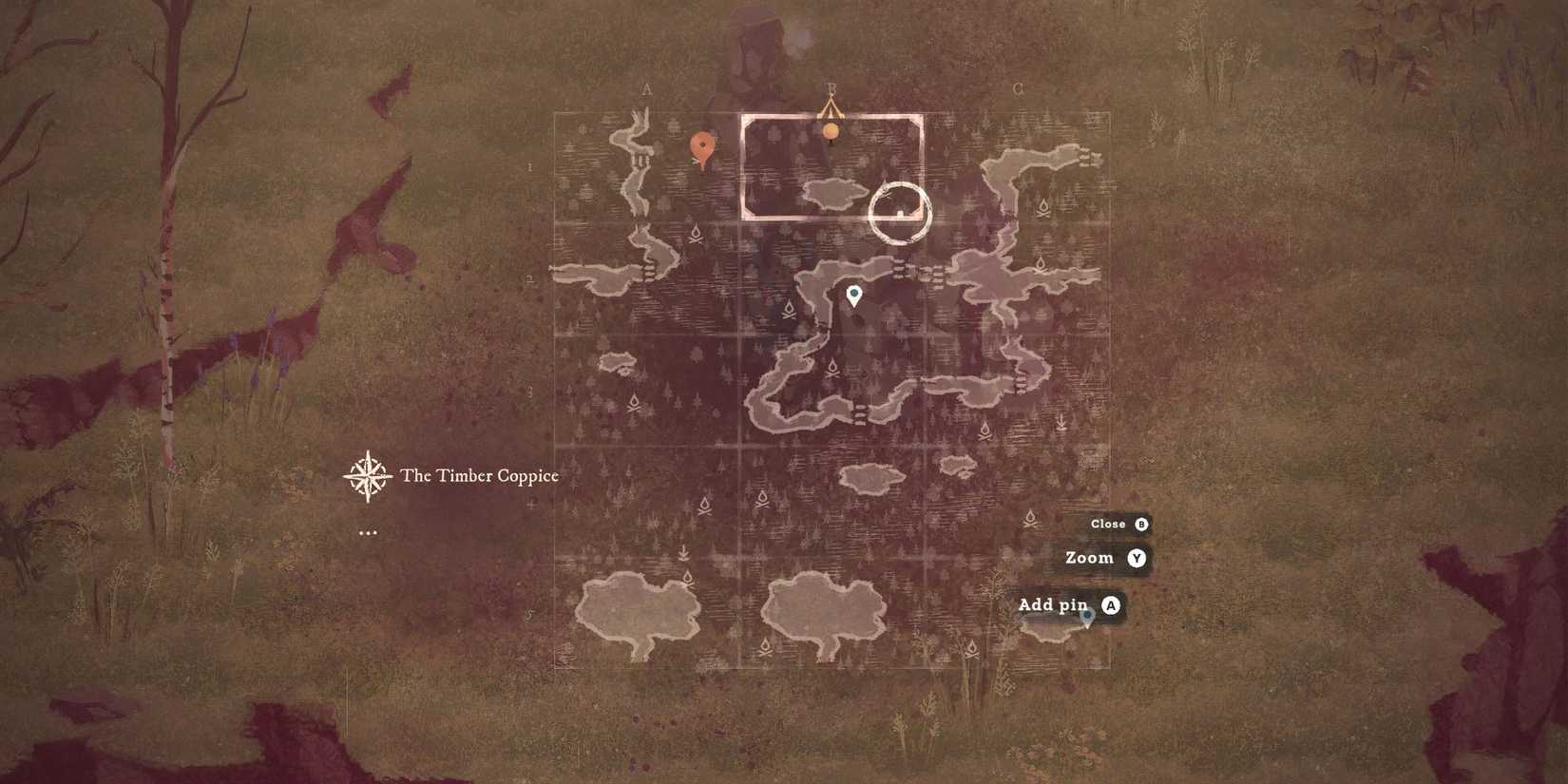 Garden-Past-Whats-In-The-Rocks-By-The-Statue-Map