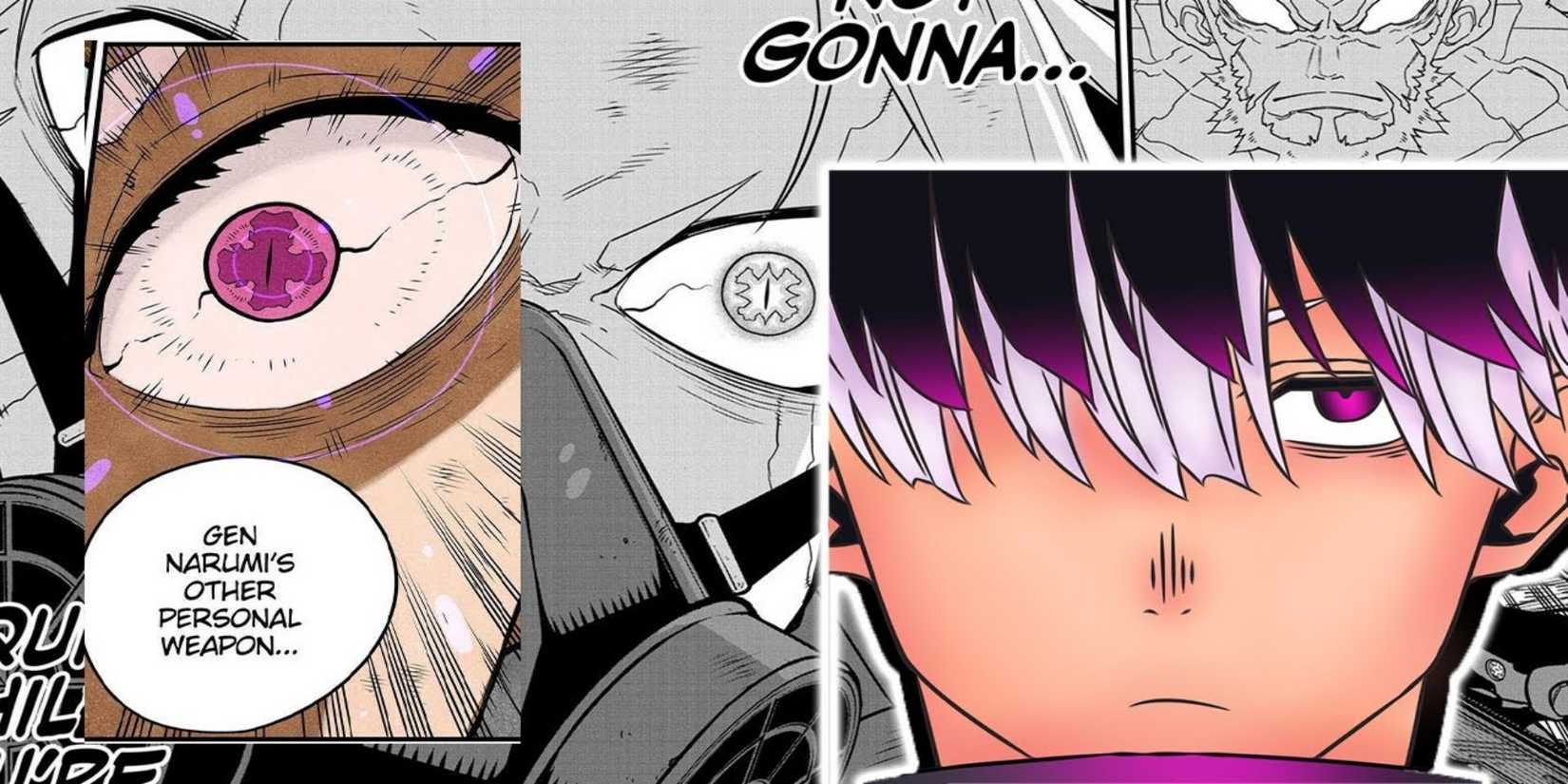 Gen Narumi Eye Kaiju No. 8 Numbers Weapon