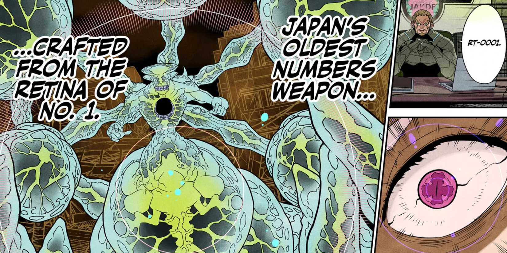 Gen Narumi Retina in Kaiju No. 8