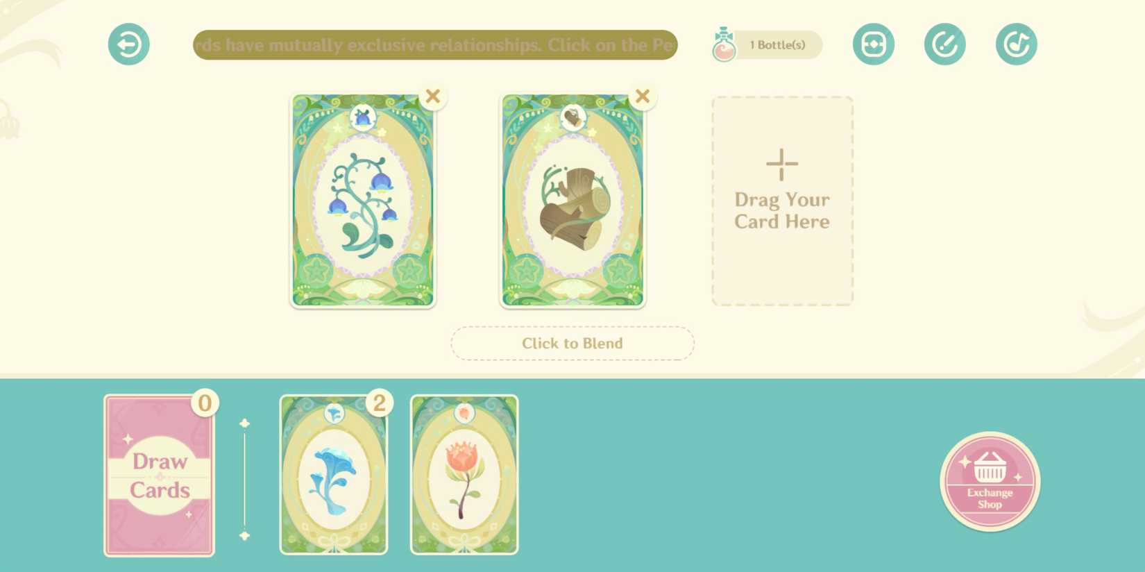 Image of two advanced plant cards in Genshin Impact