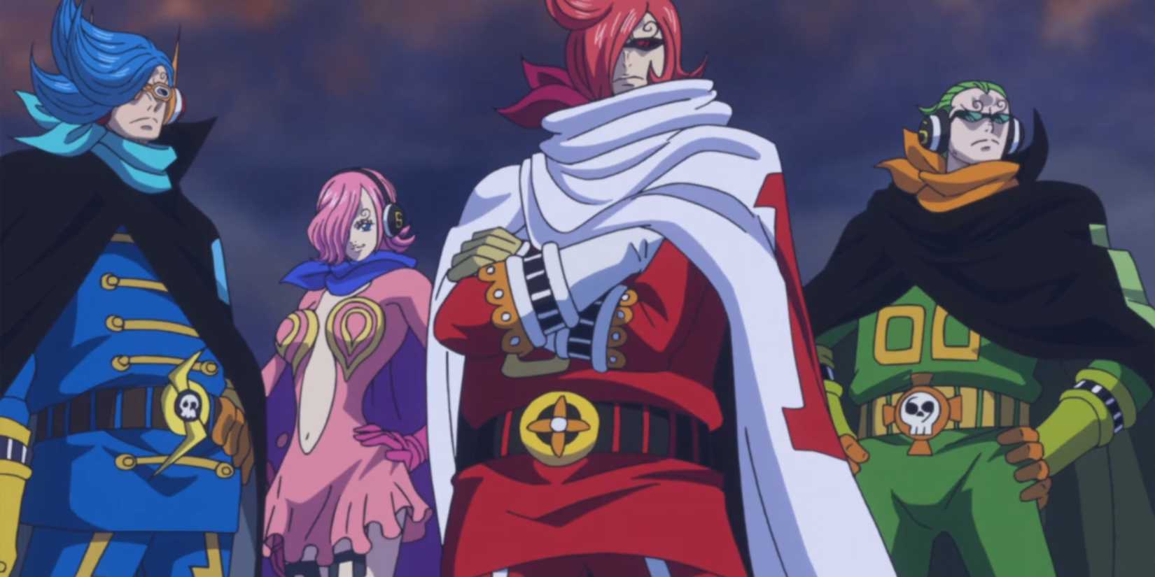 Germa 66 Sanji brothers and sister Reiju, Ichiji, Nichi, Yonji